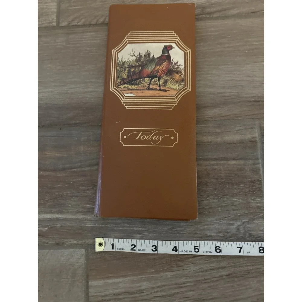 Vintage 1960's Light Brown Bird Appointments Phone Messages Memos Pads - Picture 9 of 9